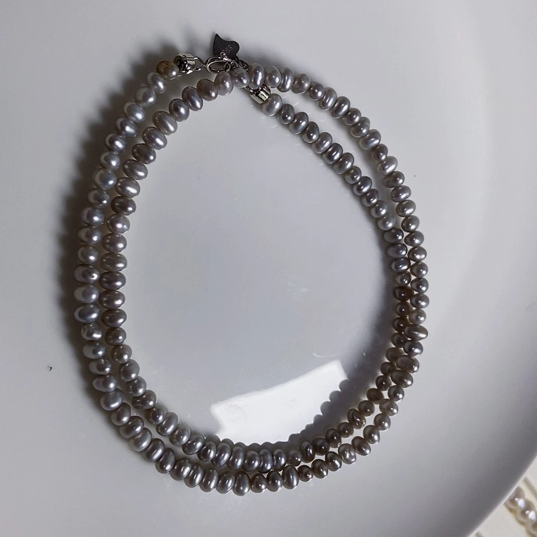 淡水珍珠项链未镶嵌7159
