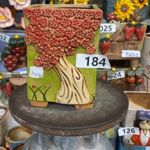 【闪购商品】红陶粗陶材质多肉花盆