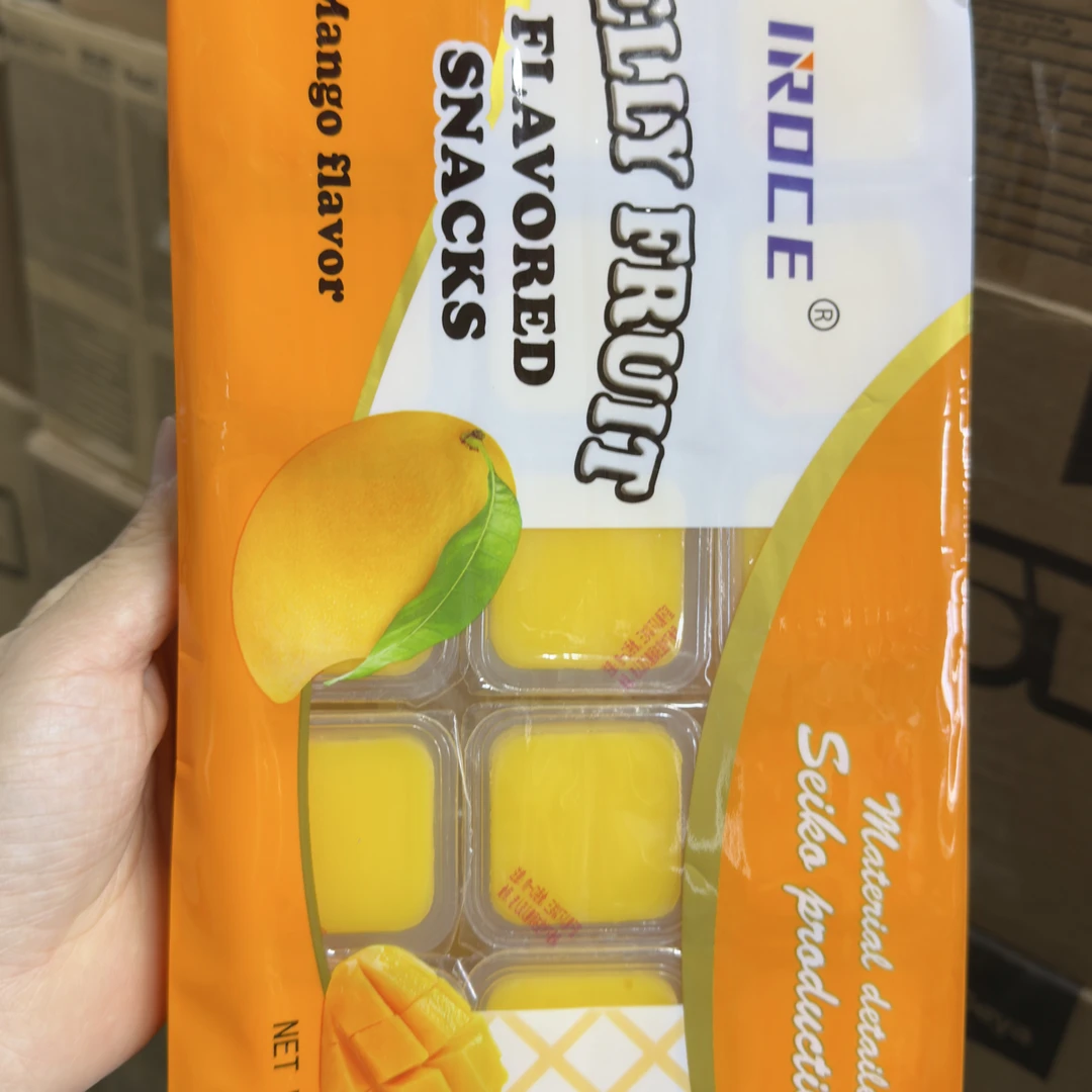 【临期】大板布町480克芒果葡萄草莓果冻休闲零食