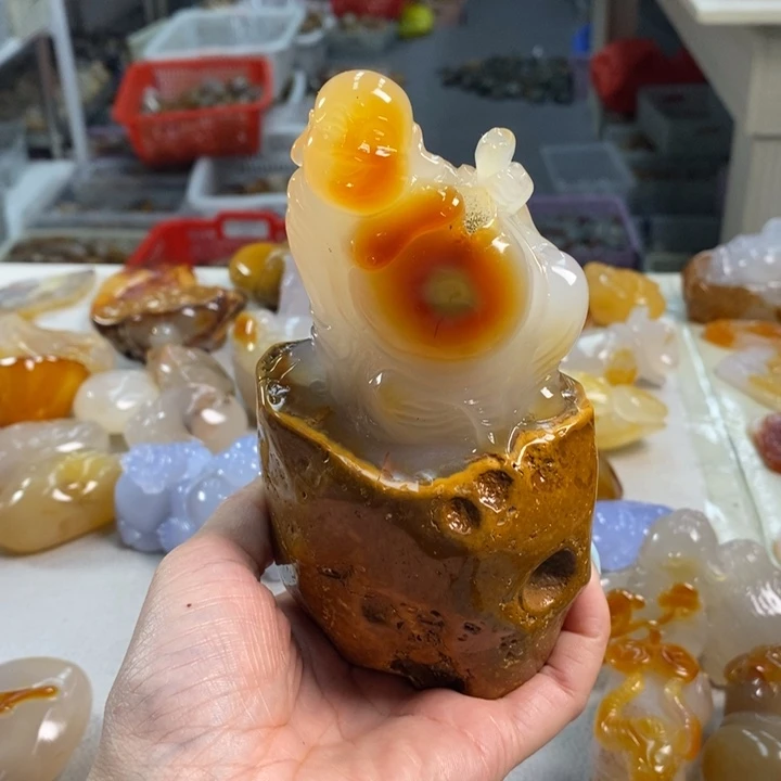 玛瑙/玉髓吊坠(不含链)未镶嵌