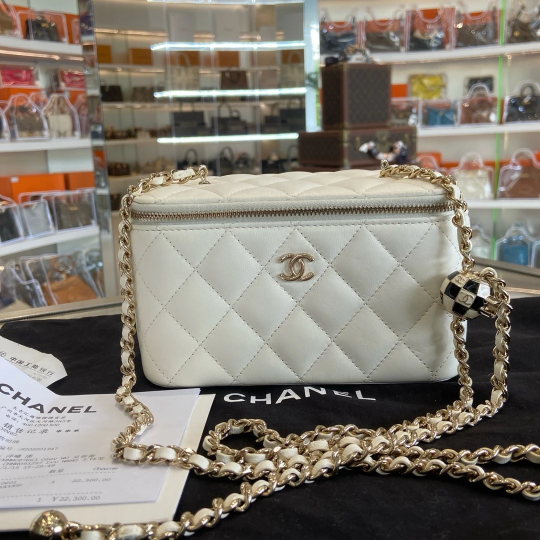 99新 Chanel/香奈儿 香奈儿足球化妆盒 99新