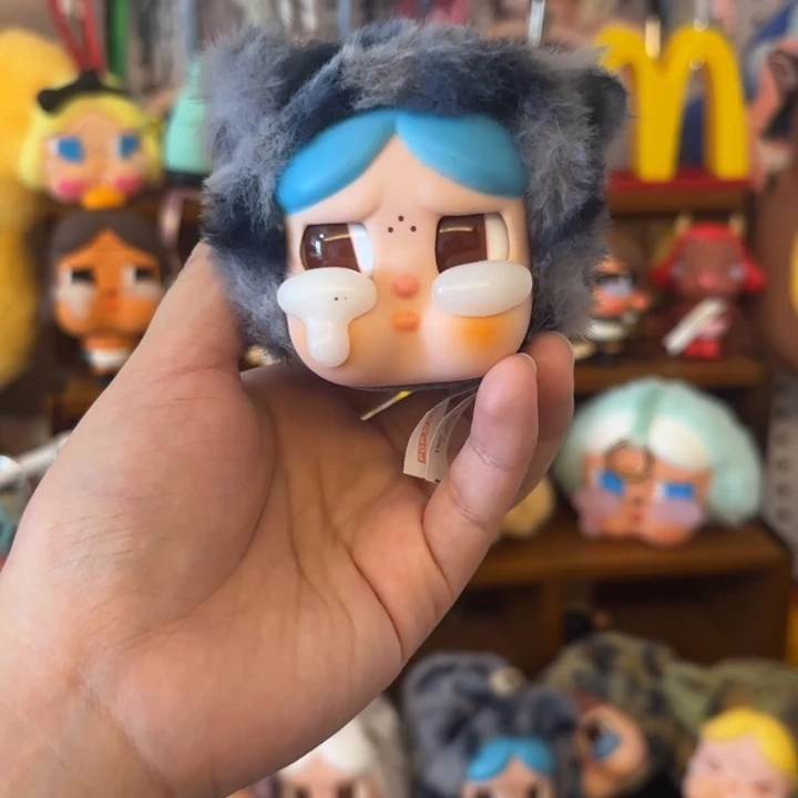 胡***）PU革蓝色丹宁豹猫