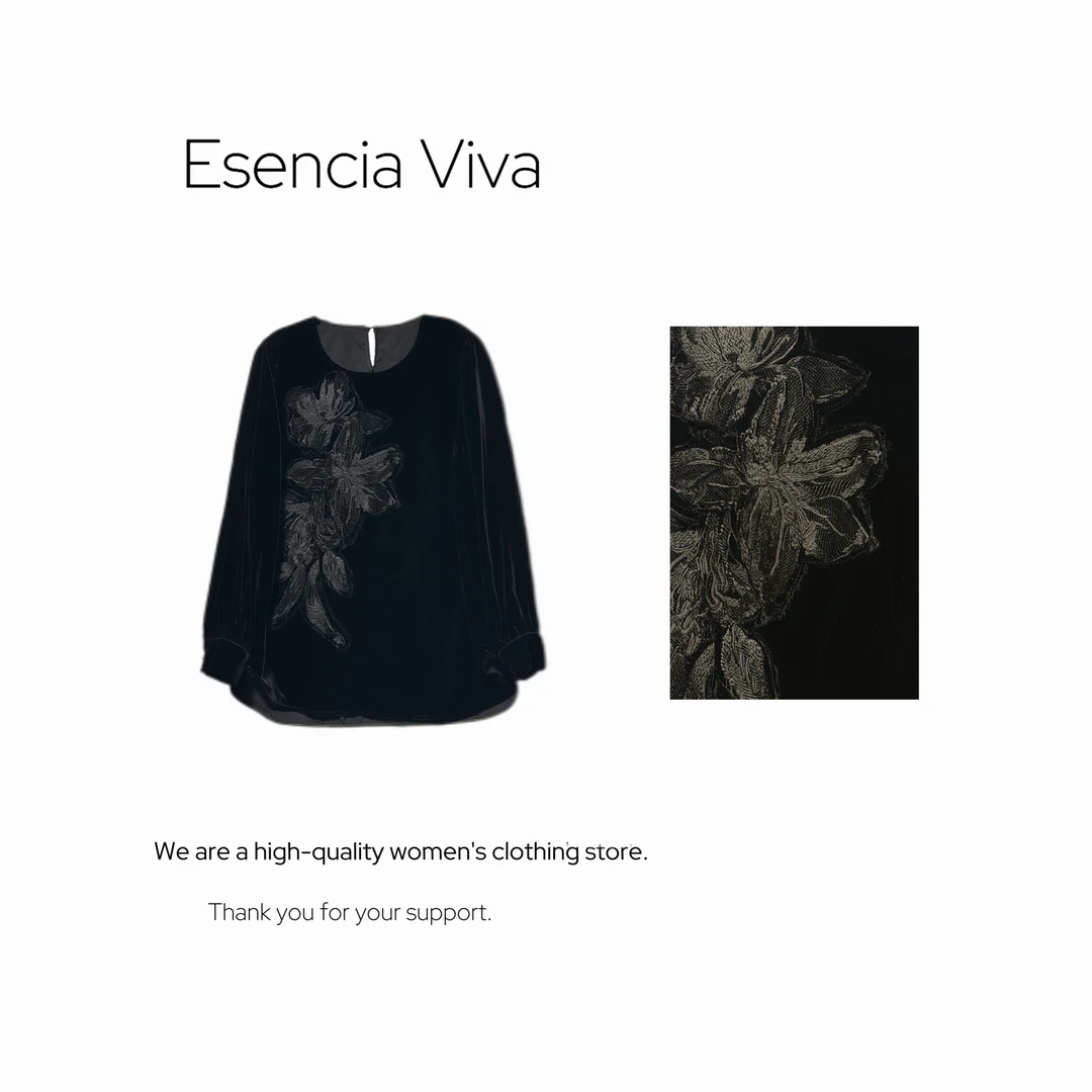 EV.【原创设计】气质小众设计师款时尚宽松长袖上衣EVZZ0119