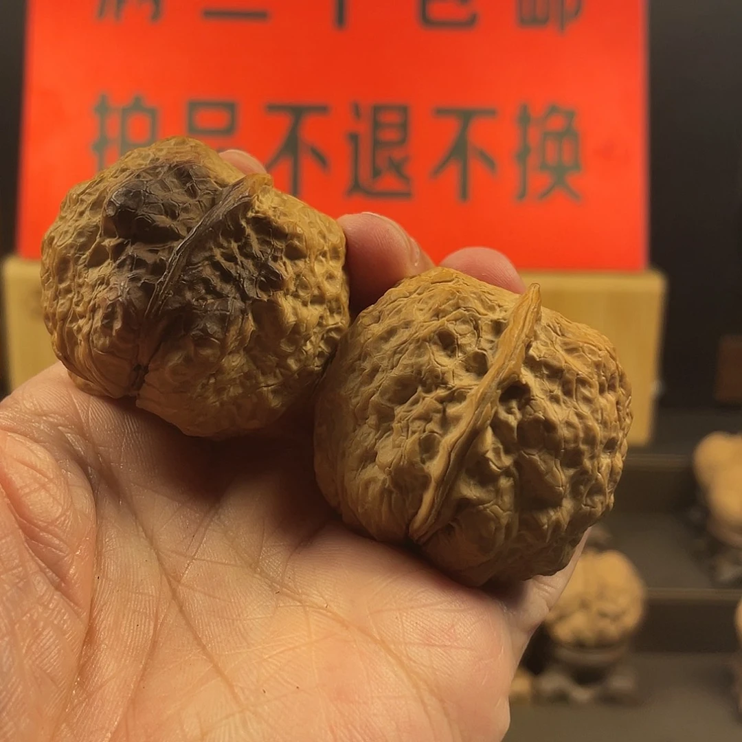 文玩核桃把件乾坤金蟾