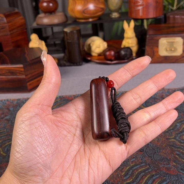 贡木印度小叶紫檀毛衣链