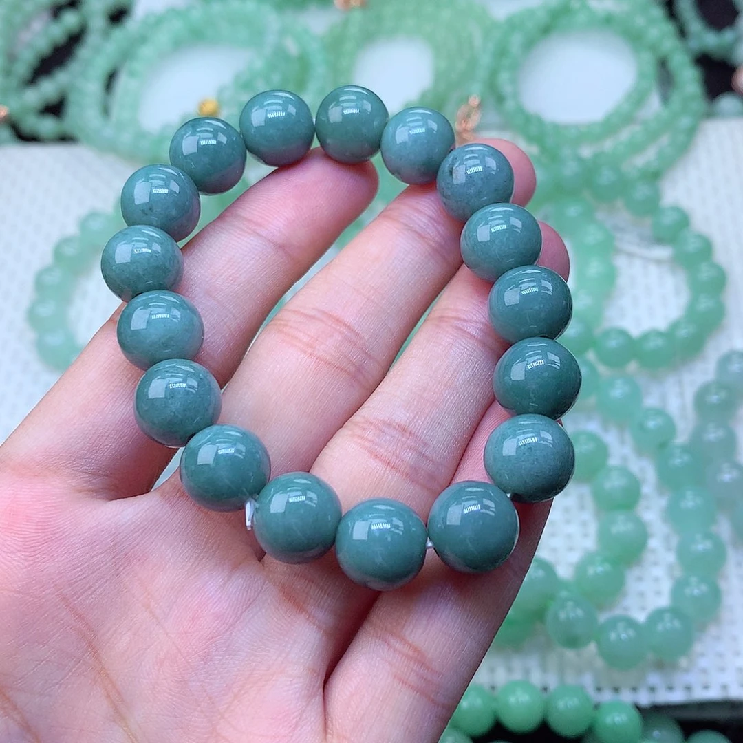 翡翠未镶嵌毛衣链卡11.5