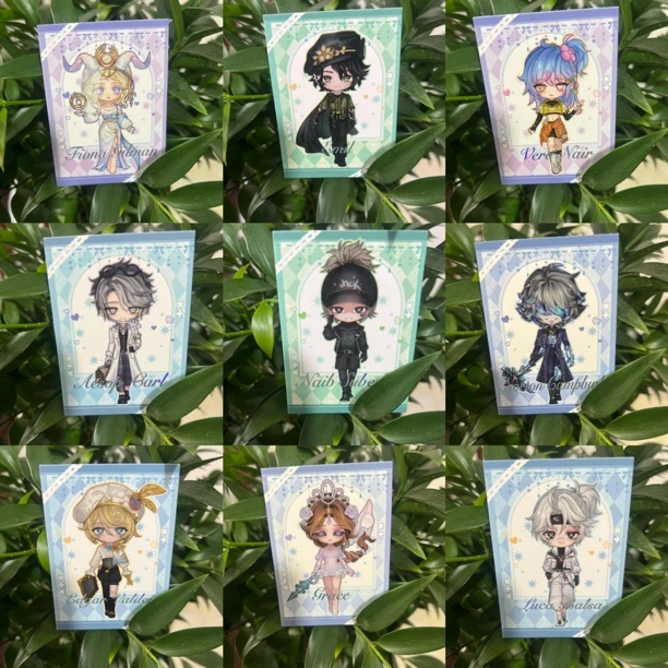 【拆盒】同人周边 盛夏QQ人系列盲盒浮雕拍立得代插画