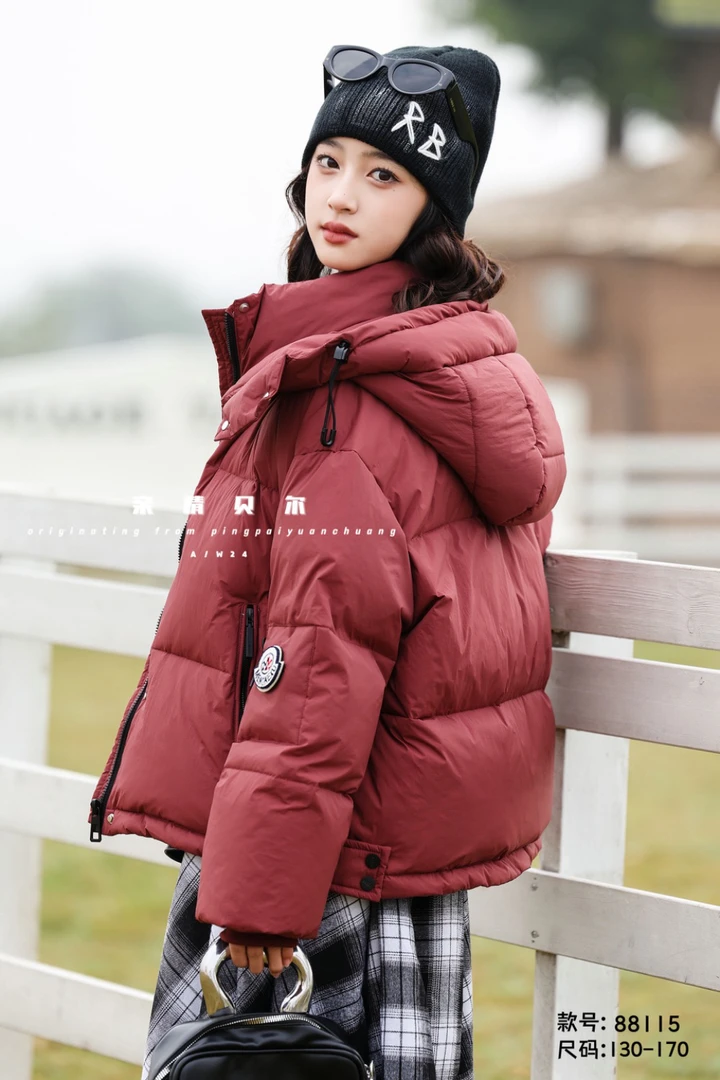韩版潮牌面包羽绒服