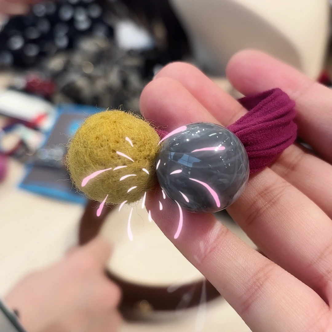 非金属布艺3538发圈