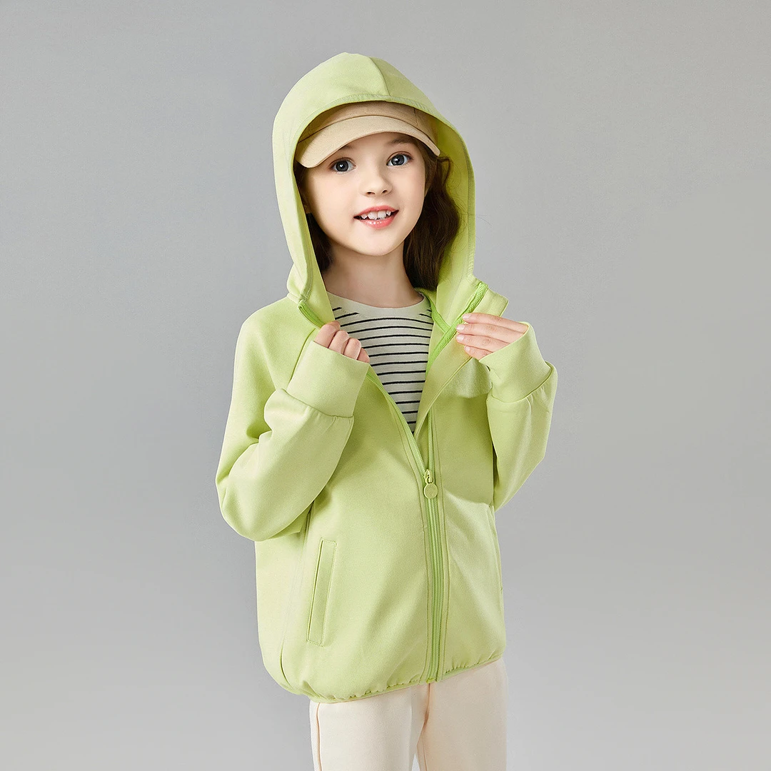 笛莎童装儿童女童外套2025春季新款中大童时尚连帽外套-B32512502