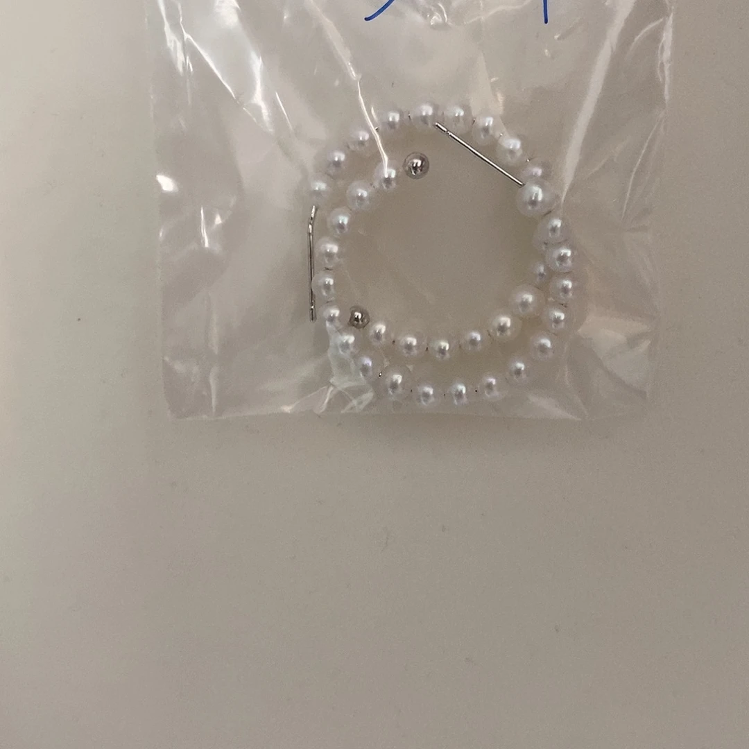银S925镶嵌耳饰淡水珍珠