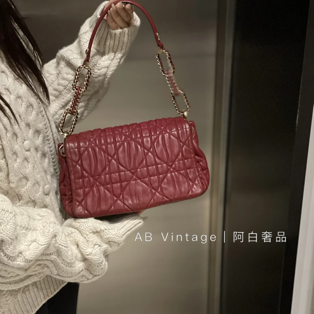 95新 DIOR/迪奥 阿白奢品/Dior 环扣肩带腋下包