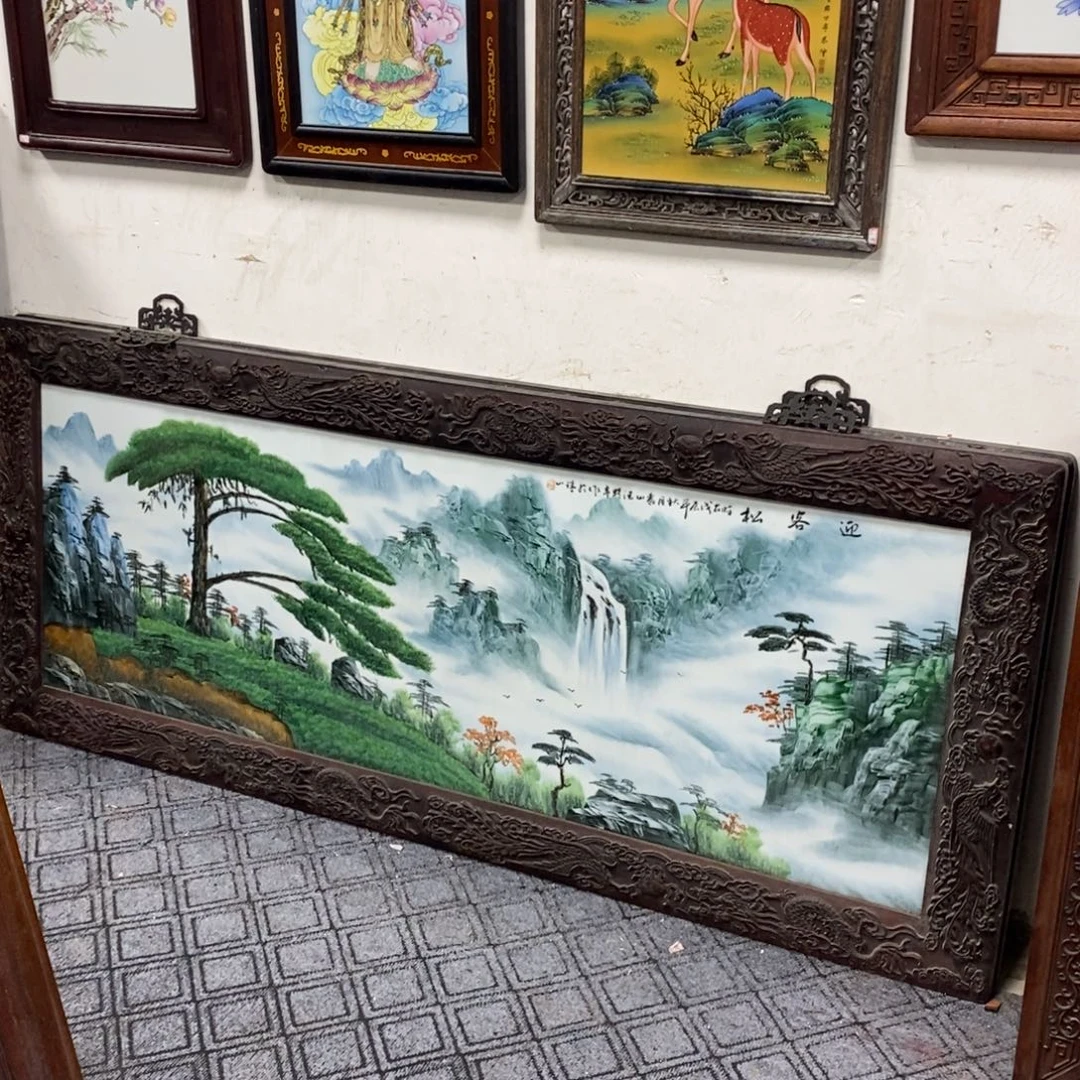 瓷190*82 景德镇瓷板画柴窑烧制