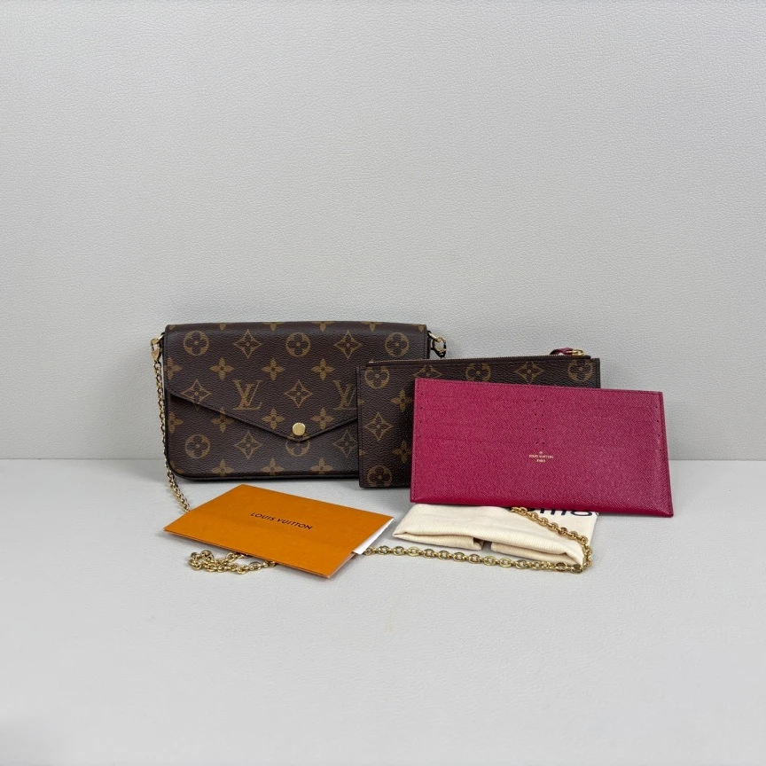 95新 LouisVuitton/路易威登 三合一 芯片款 24年票 5518