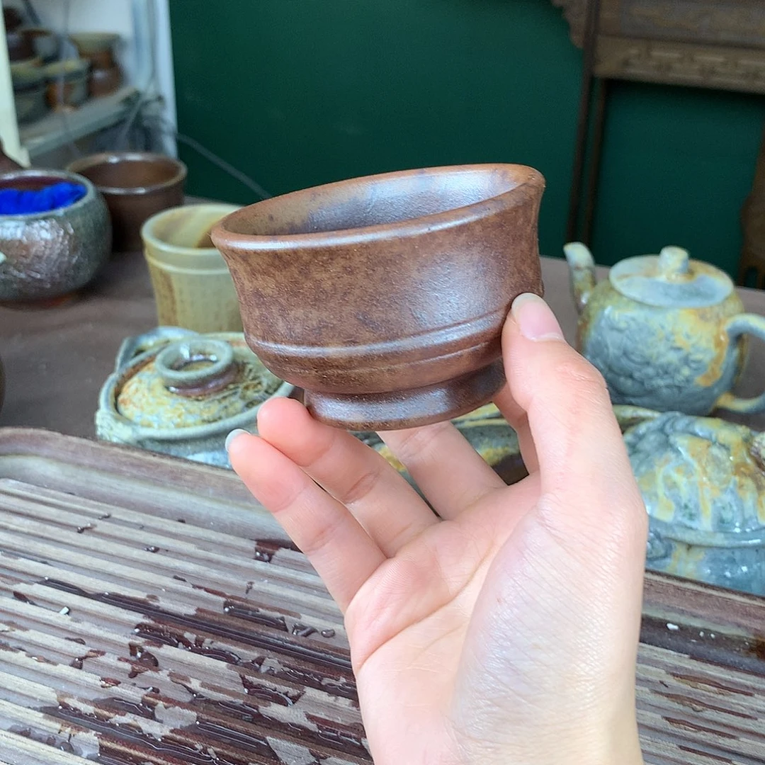 紫砂茶壶纯自然柴烧