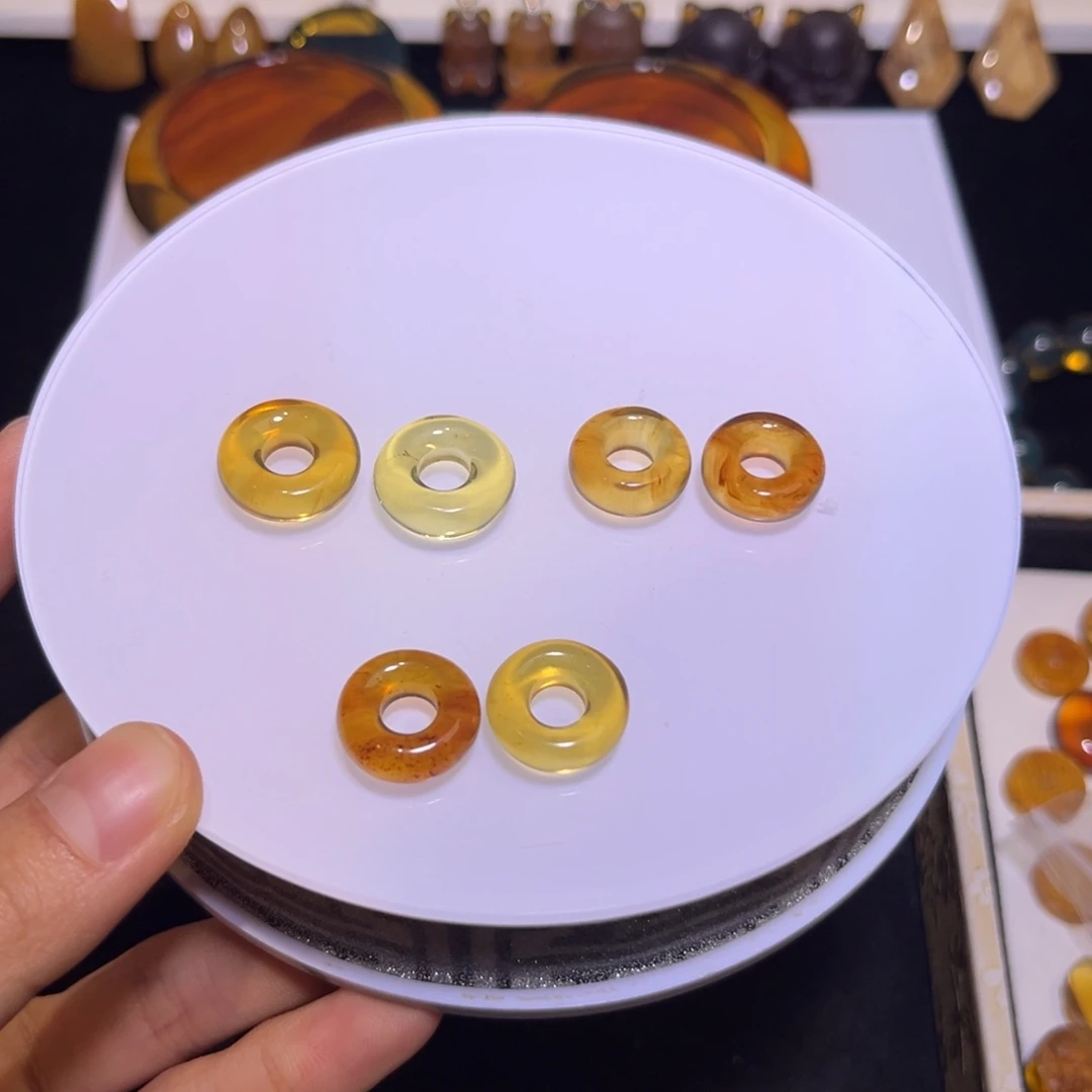 琥珀手镯未镶嵌F*甜甜圈