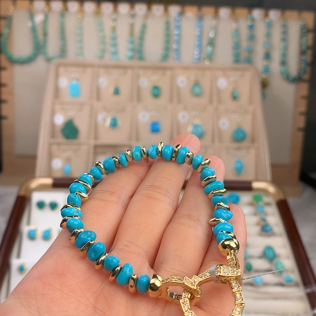 绿松石未镶嵌手链