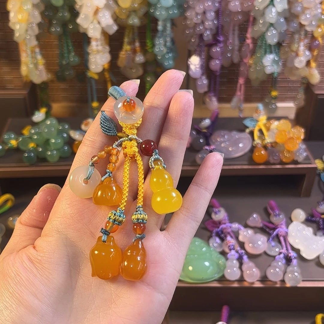 玛瑙/玉髓未镶嵌车挂