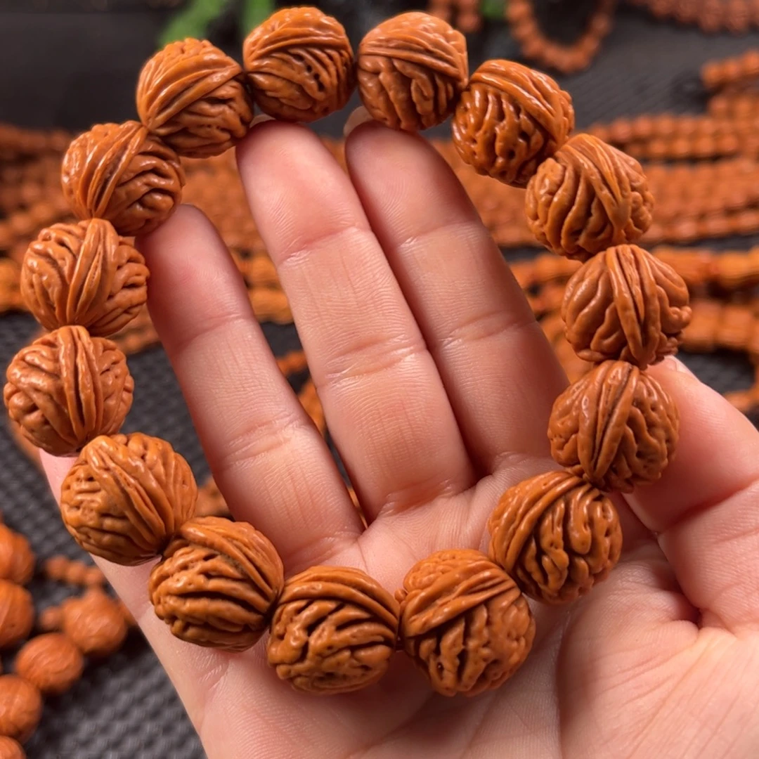 桃核手串Y16链接手串