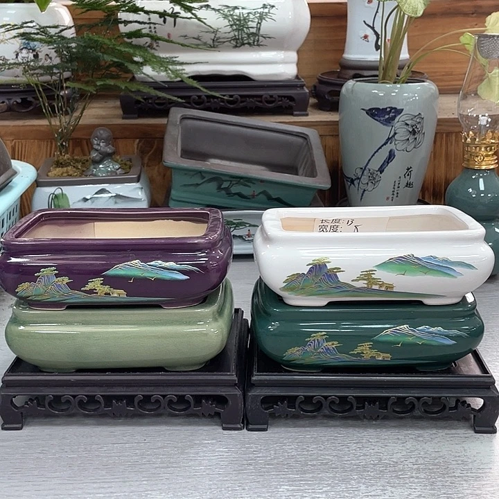 花盆紫砂花盆陶瓷花盆福利