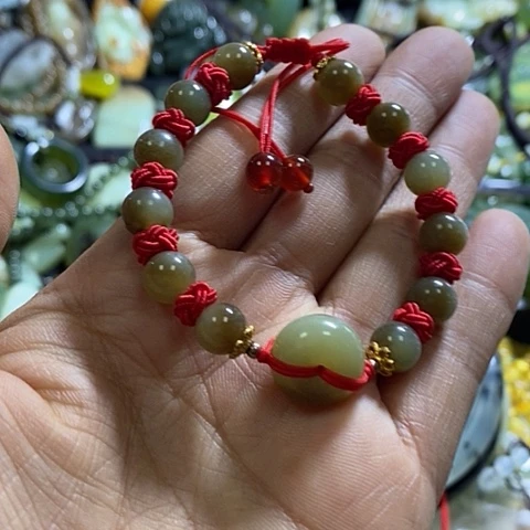 和田玉手链未镶嵌