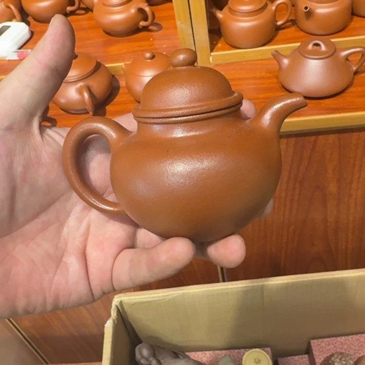 唐***肆紫砂茶壶宜兴紫砂微瑕