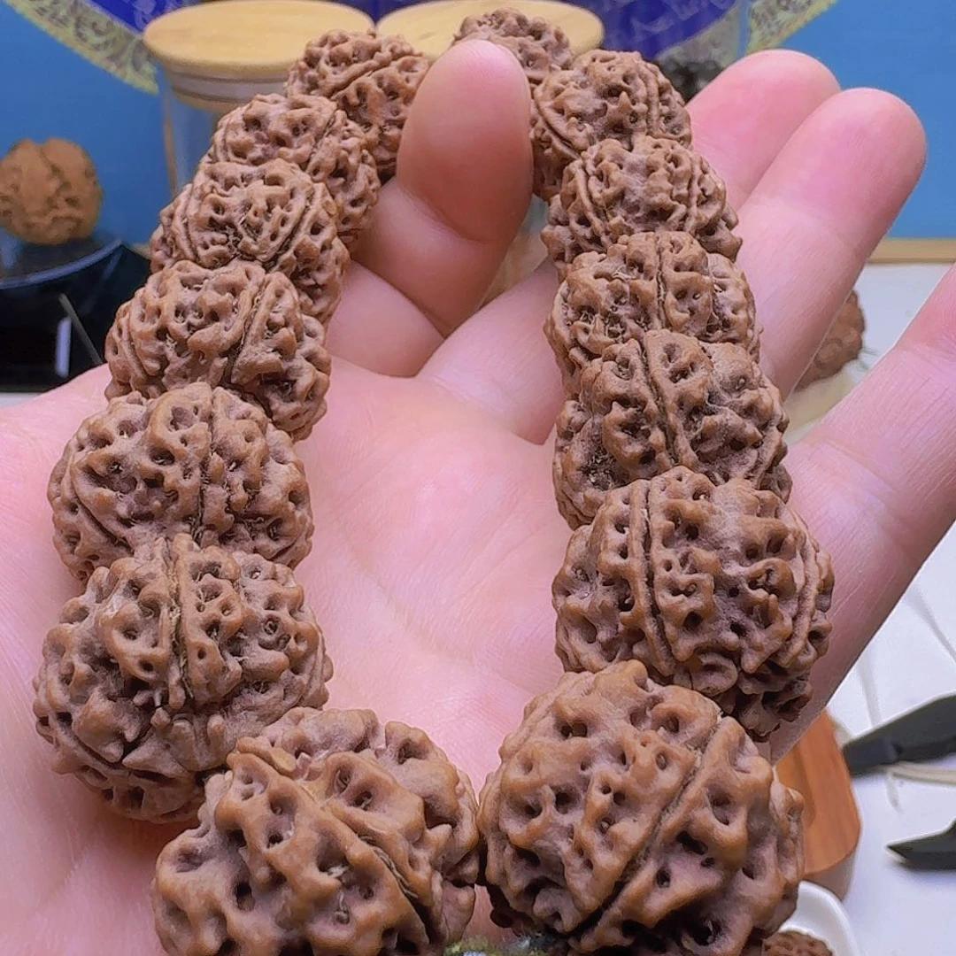 金刚菩提手串粗筋蜂窝双龙