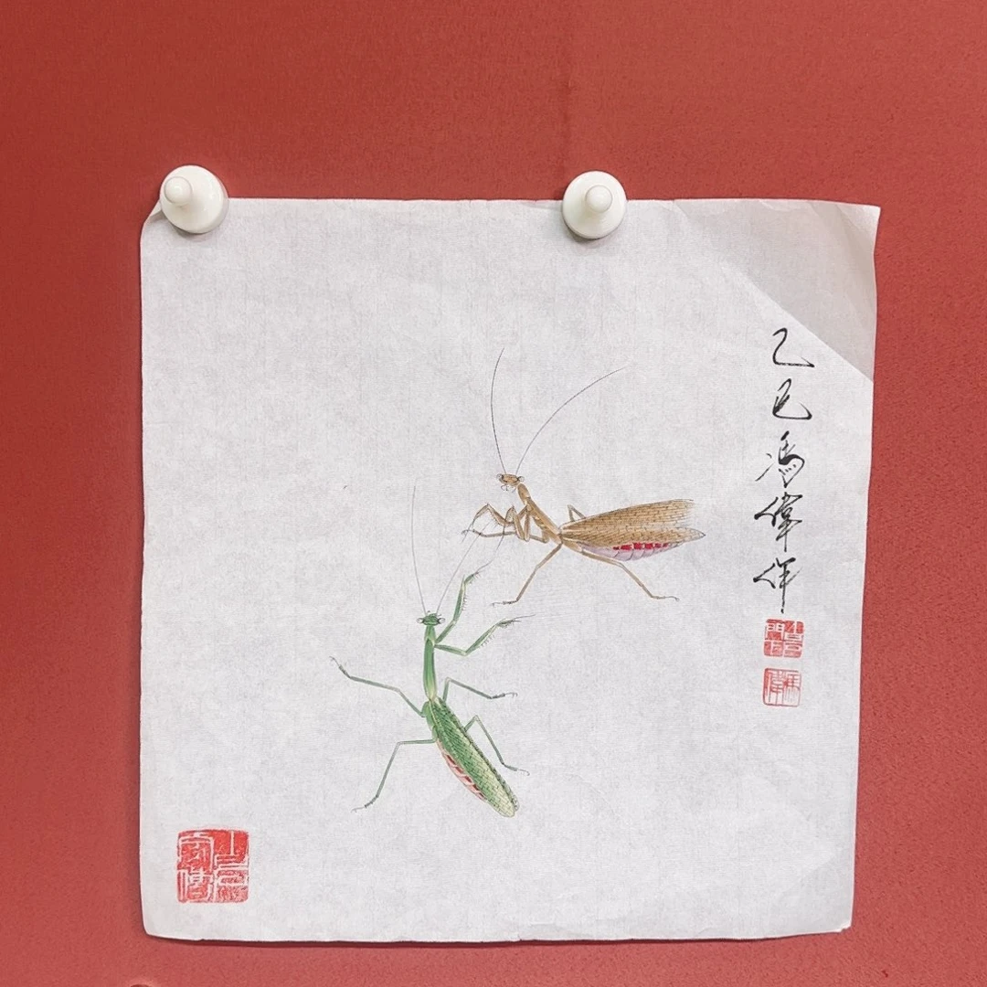 国画冯伟老师手绘作品