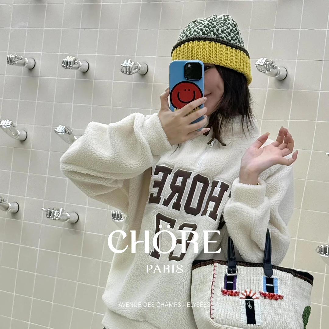 【摇粒绒慵懒字母卫衣女】WTEL5B152