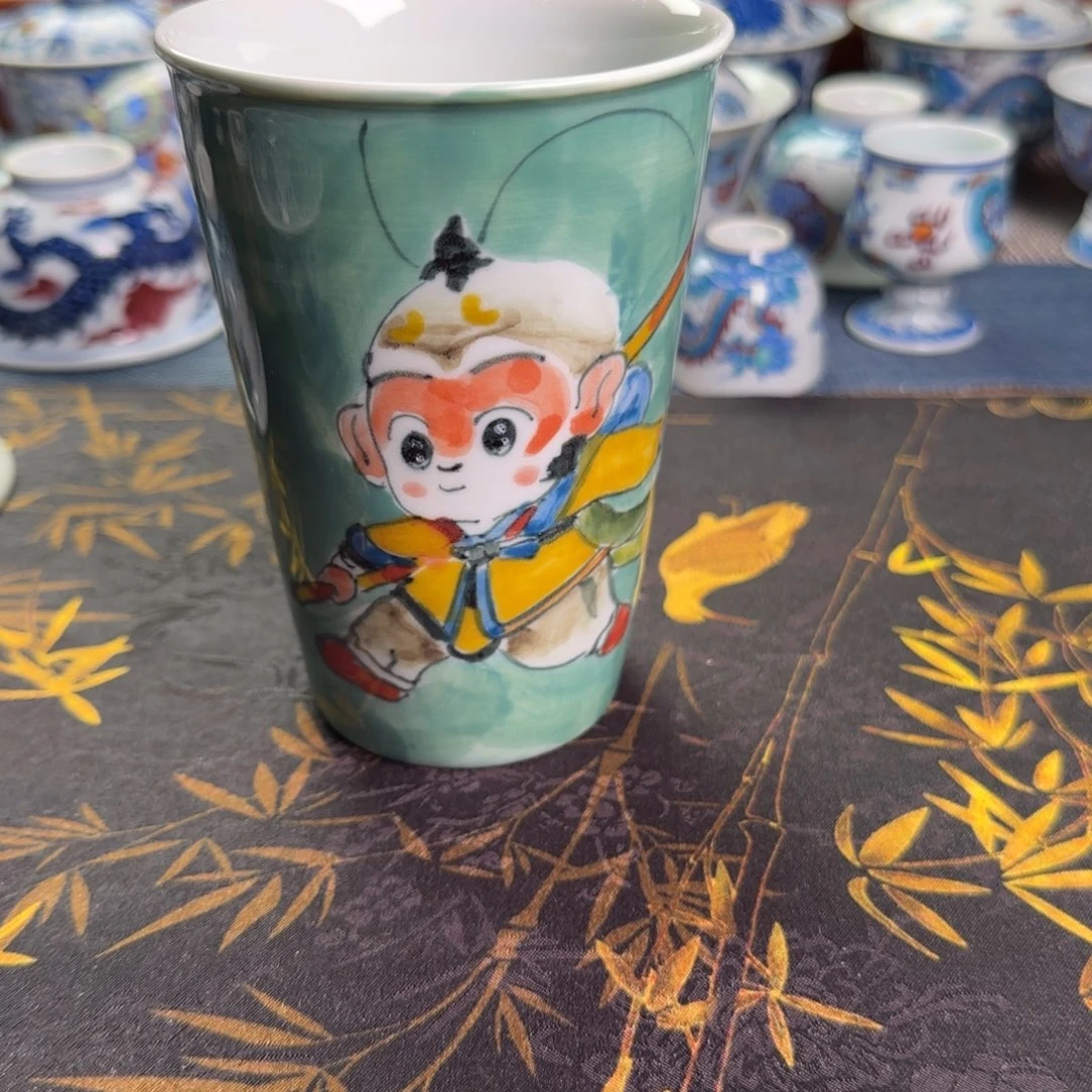 瓷片悟空可乐杯一件