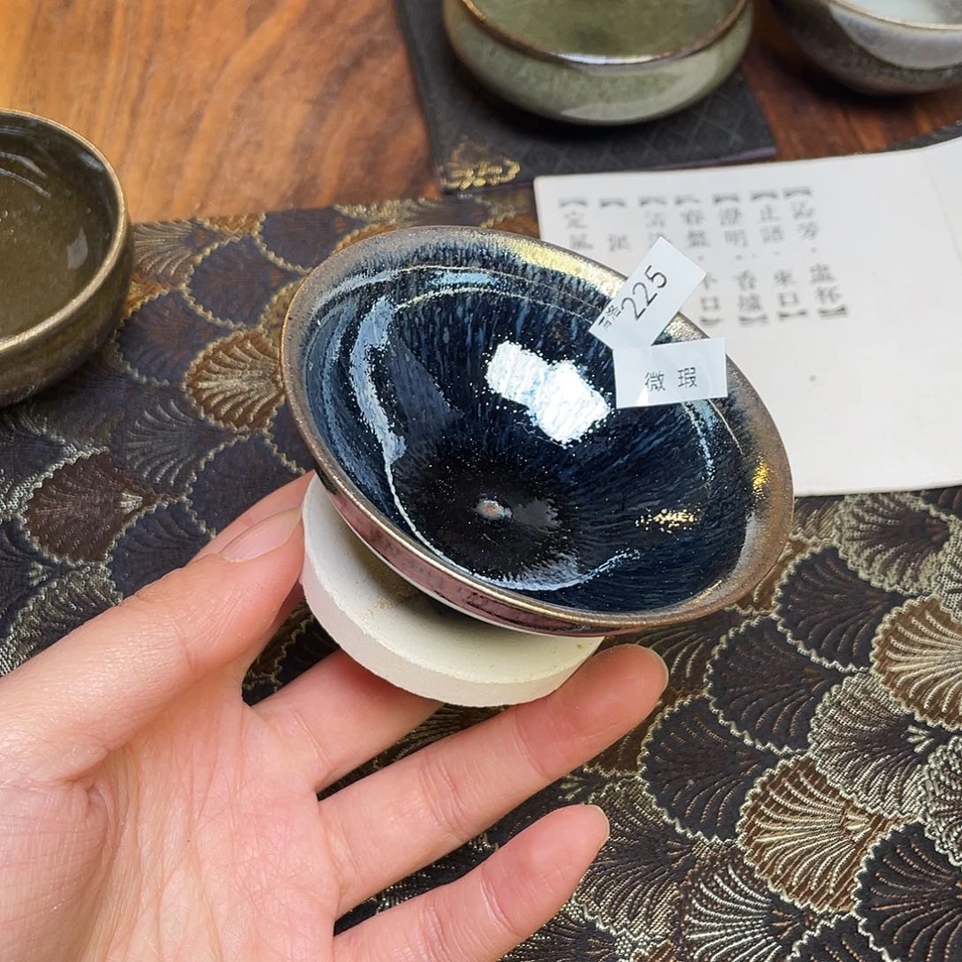 .***.茶盏225 福临号建盏主人杯微瑕