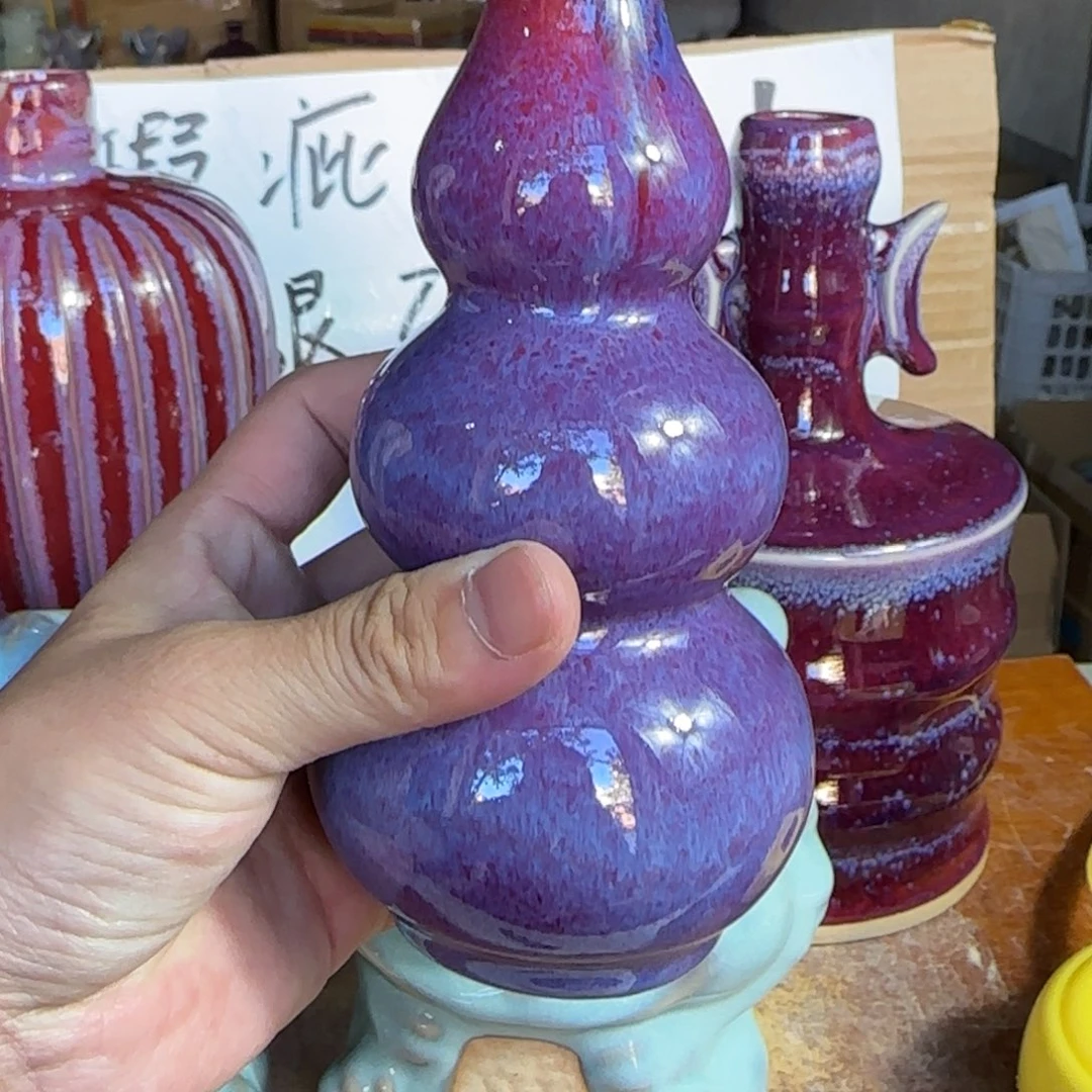 摆件郑家钧窑摆件微