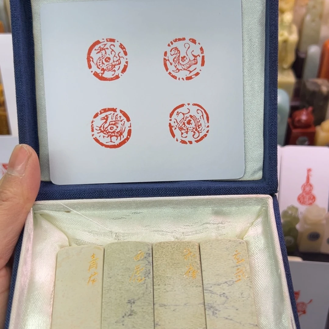 印石寿山石四灵兽2.0