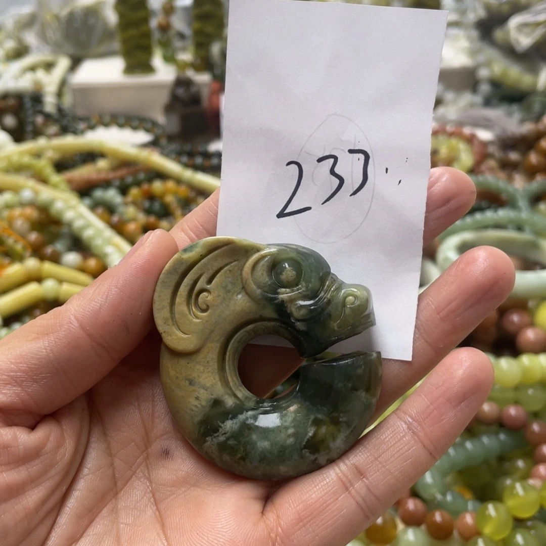 蛇纹石玉手链未镶嵌