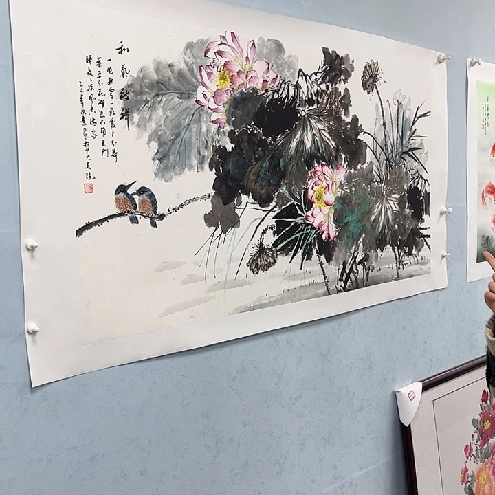 国画宣纸国画纯手工作品