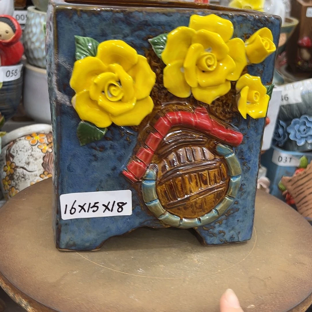 粗陶多肉花盆花盆