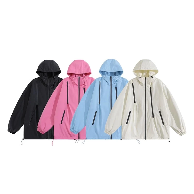 KONITIHA 美式三防情侣连帽冲锋衣户外徒步山系男女夹克外套33085