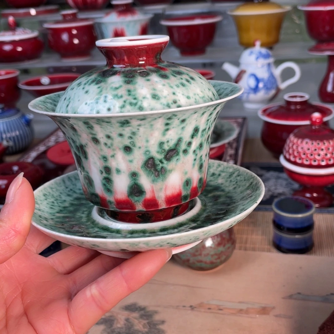 少***爺景德镇原矿釉盖碗