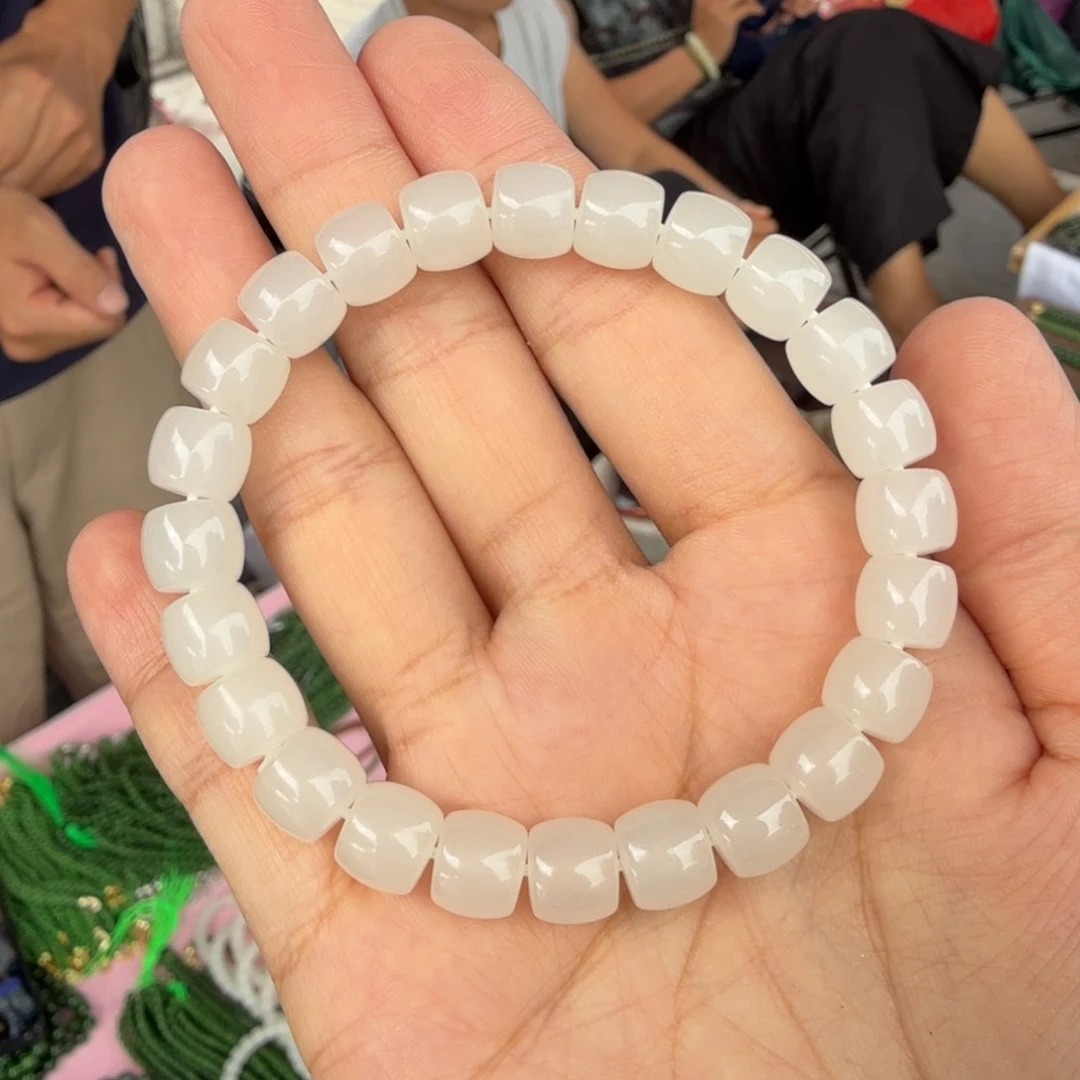 和田玉未镶嵌颈饰白玉手串门总F多样性拍一发一