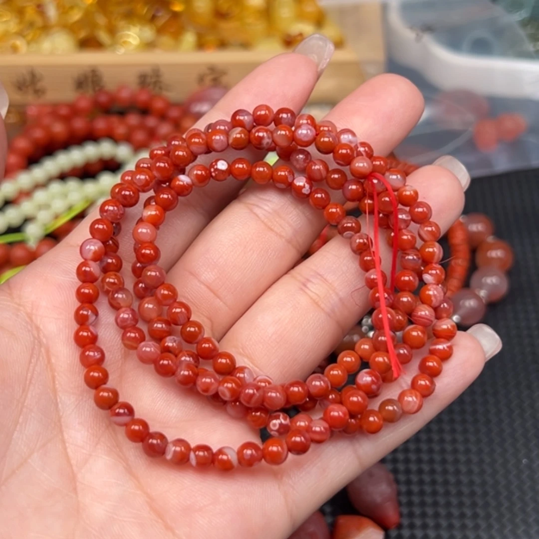 南红玛瑙未镶嵌颈饰