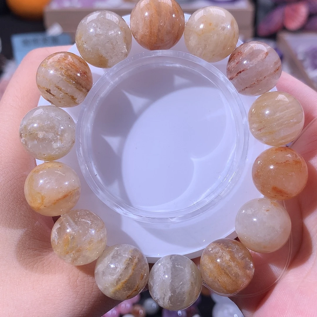 水晶手链银S925镶嵌16m