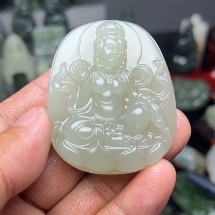 和田玉挂件未镶嵌陈*洲