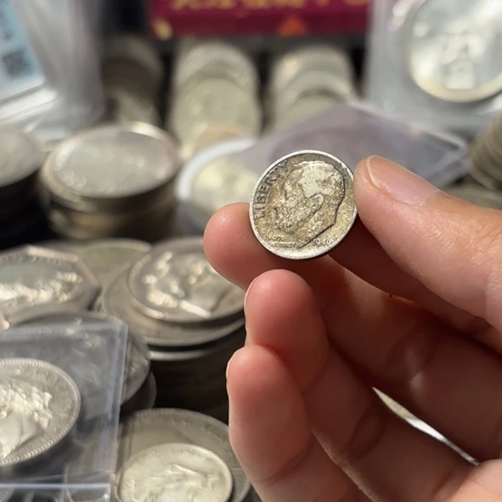 金***鑫银Ag900美国罗斯福银币