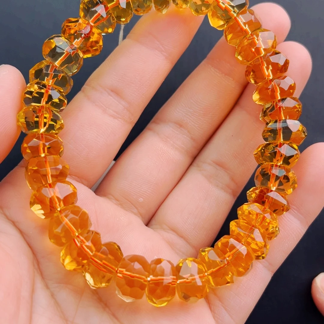 水晶未镶嵌手串天然保真