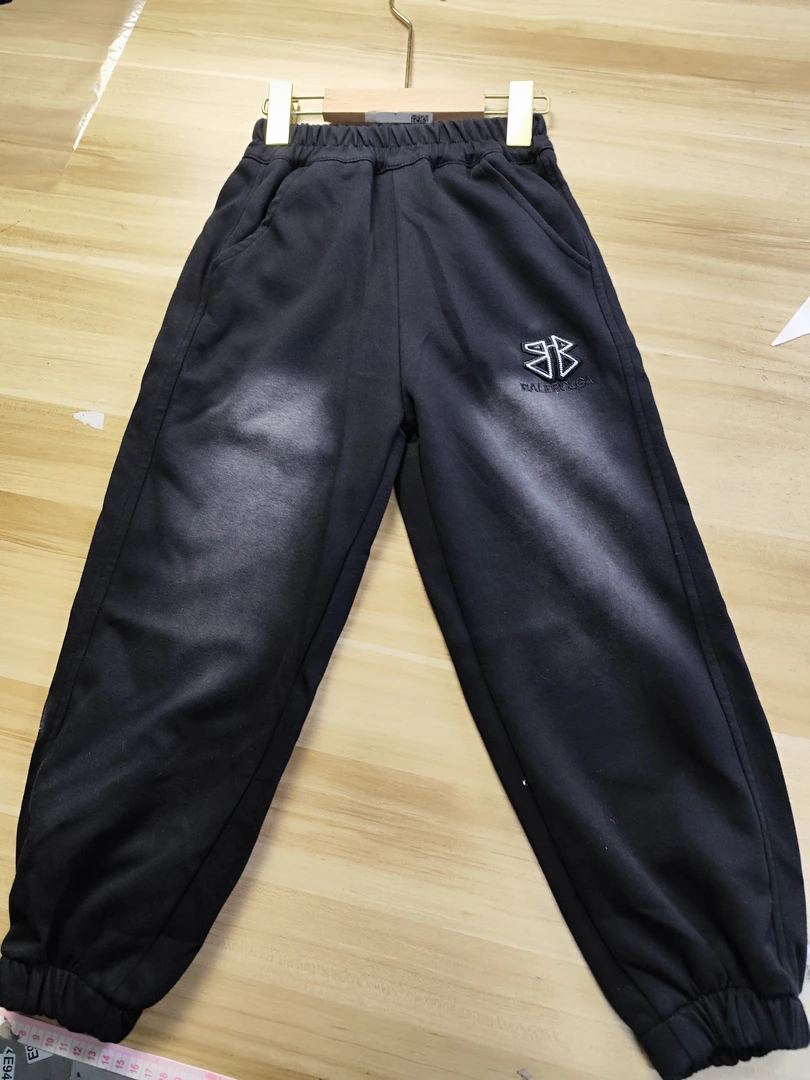 G3中黑色春款儿童卫裤女童加绒男童长裤裤子童装休闲裤针织运动裤