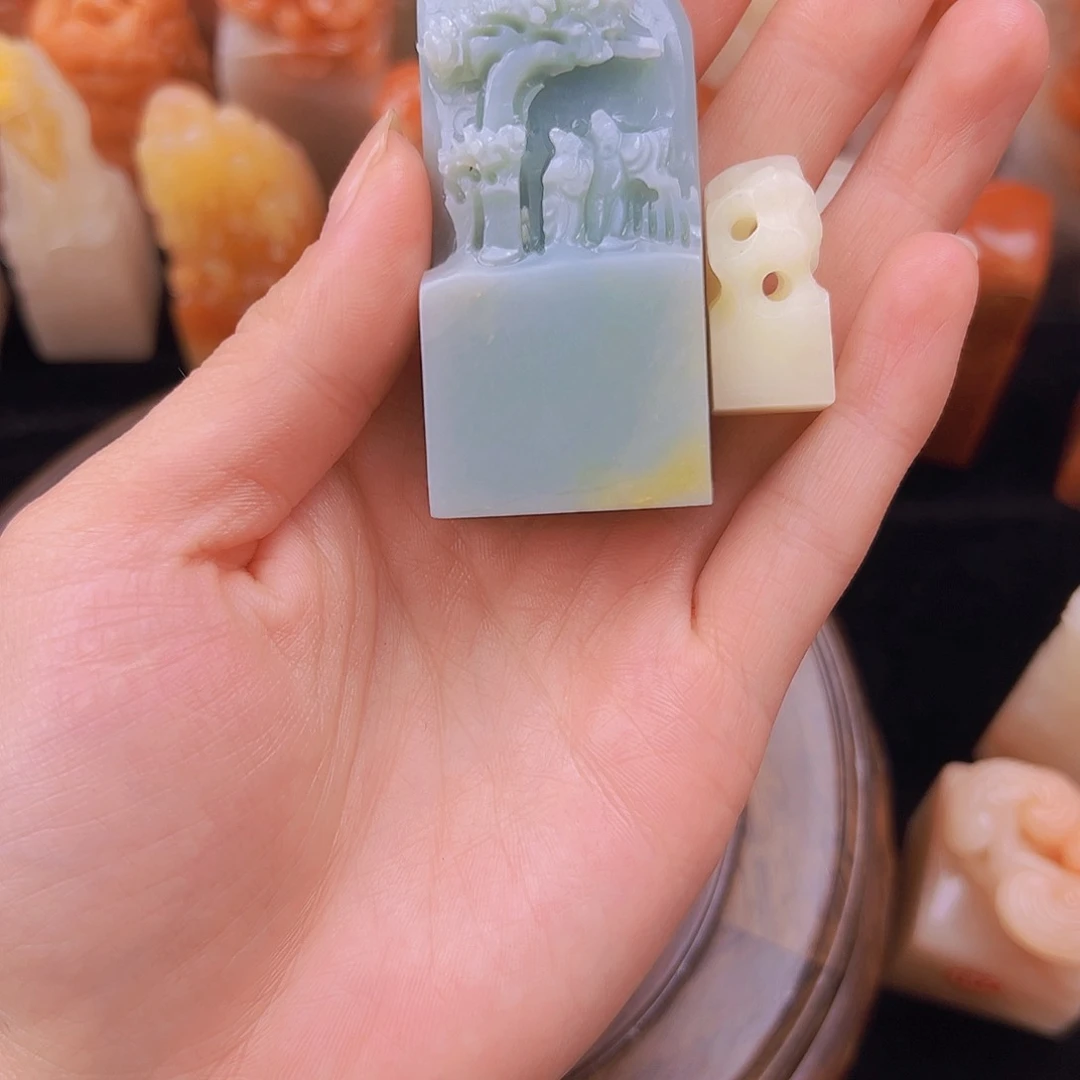 昌化石印石肆*六篆刻作品