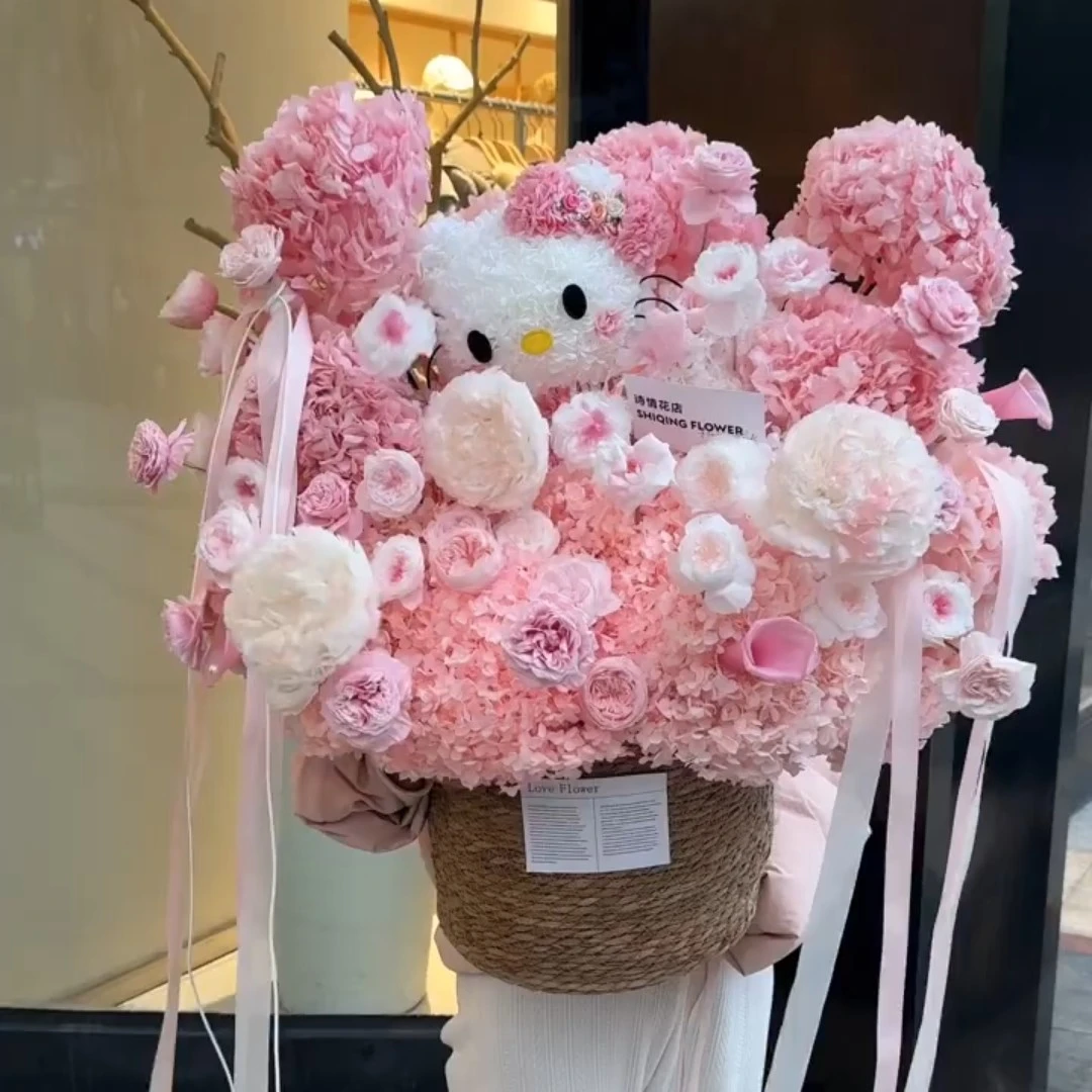 创意永生花束七夕圣诞节生日礼物送女友闺蜜