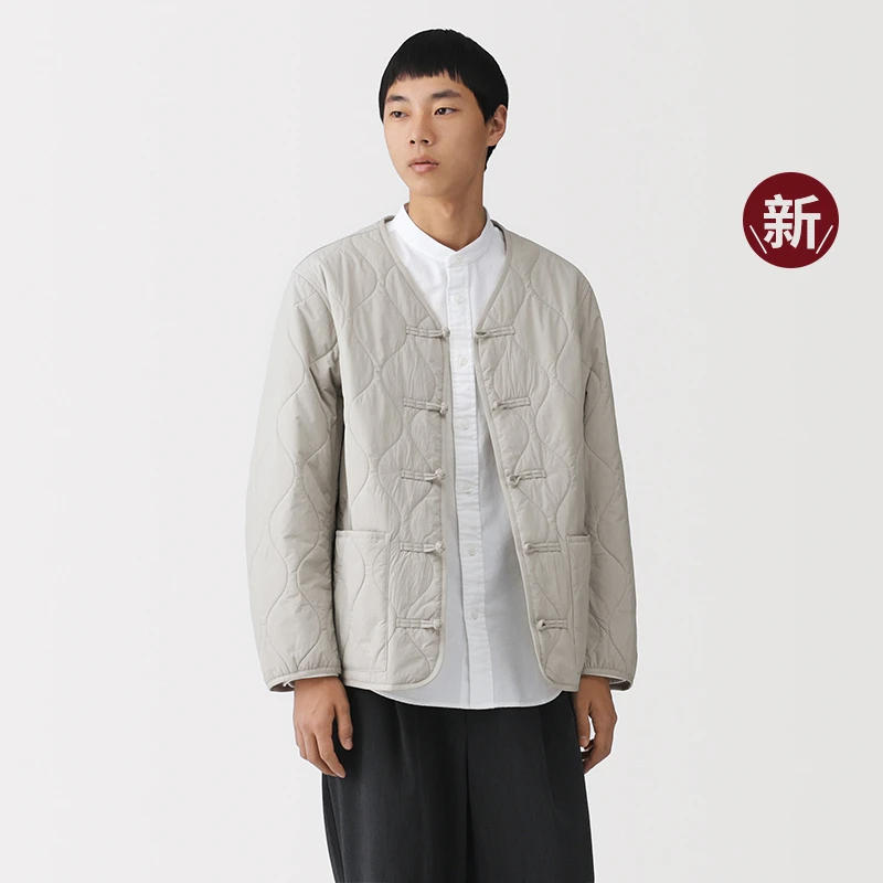无印良品 MUJI 男式 绗缝 盘扣夹克 男士外套26年春季新品