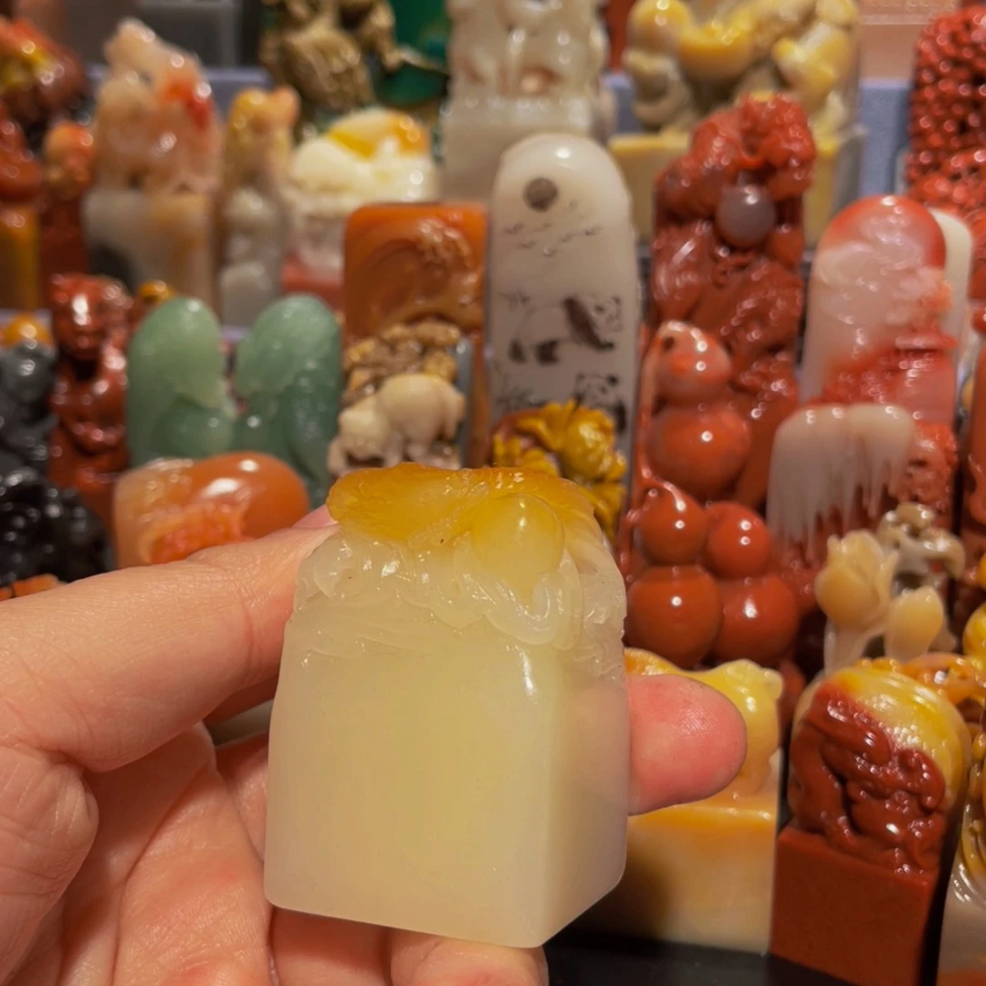 寿山石印石精美寿山