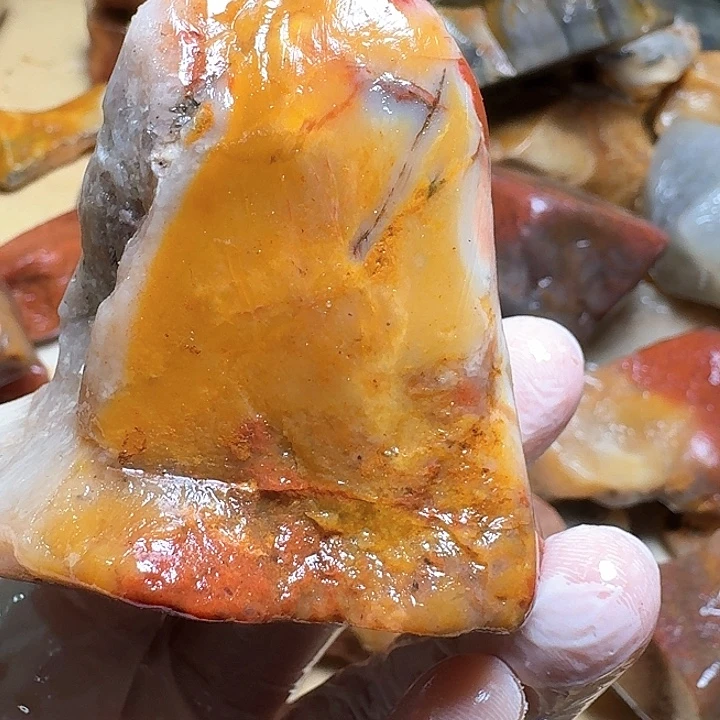 三***七寿山石寿山石的颜色